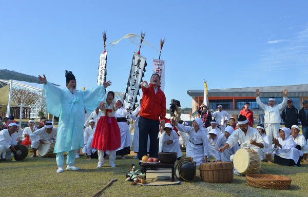 순창장류축제, 순창농요금과들소리 상머슴 최영일 군수