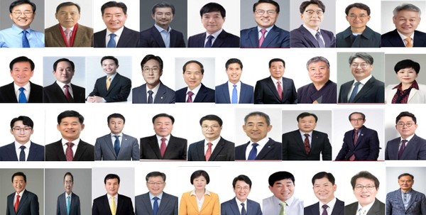 22일 마감한 22대 총선 후보자들과 광역ㆍ기초의원 출마자들(지역구별 무순)