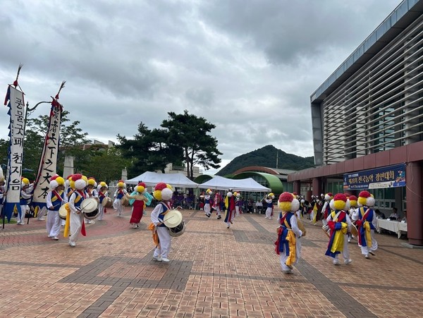 사진=22일 제 28회 전국농악 경연대회가 펼쳐지고 있다.
