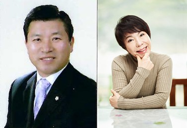 왼쪽부터 백현규(69) 전주백송회관 대표/전) 전주시의원, 최진희(68) 국민가수